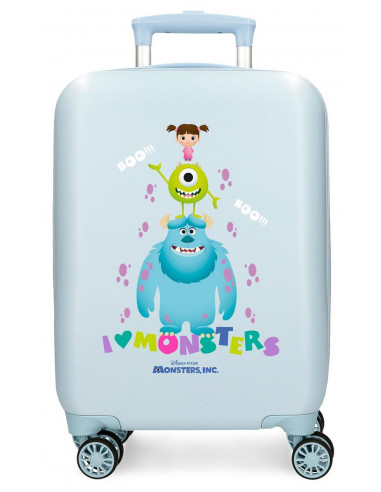 2451363 ABS SUITCASE 50CM 4W. MONSTERS INC BOO